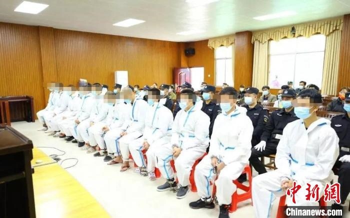 圖為庭審現(xiàn)場?！|蘭法院 攝