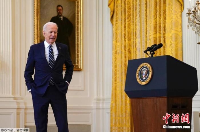 資料圖：美國總統(tǒng)拜登。