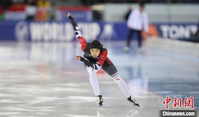 高亭宇在比賽中。圖片來源：黑龍江省體育局。