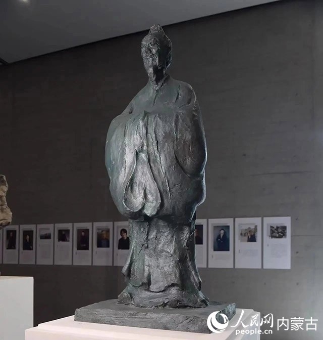 吳為山作品《管子》。實習生 楊光攝