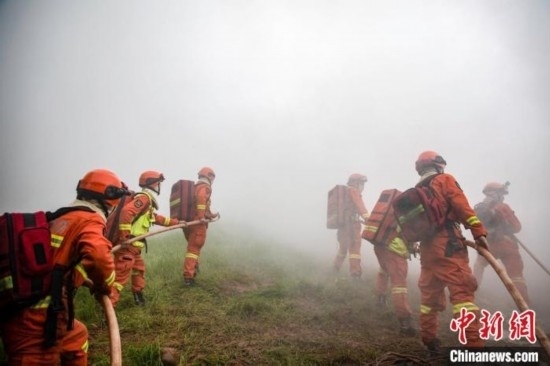 演練現(xiàn)場。瀘州消防供圖