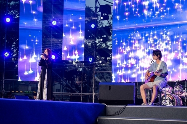 歌會(huì)現(xiàn)場。人民網(wǎng)記者 翁奇羽攝