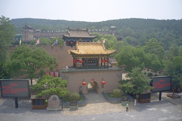 皇城相府景區(qū)（無人機(jī)照片）。人民網(wǎng)記者 王天樂攝