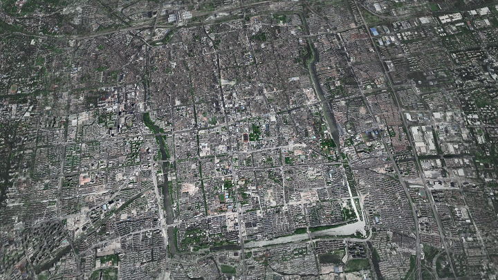 平江歷史文化街區(qū)現(xiàn)存整體布局與宋代《平江圖》基本一致。