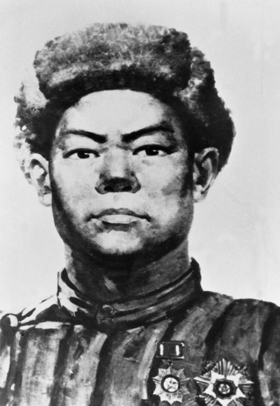 這是黃繼光像。新華社發(fā)（資料照片）