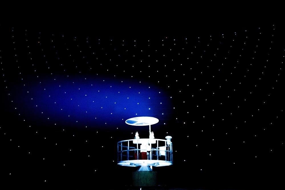 2021年3月29日拍攝的“中國(guó)天眼”測(cè)量基墩（維護(hù)保養(yǎng)期間拍攝）。新華社記者 歐東衢 攝