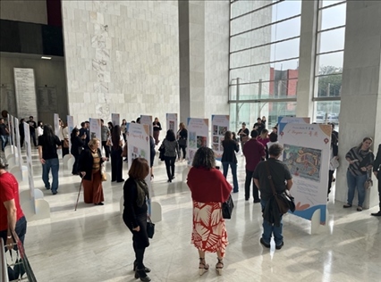 獲獎作品展現場。中國駐圣保羅總領館供圖