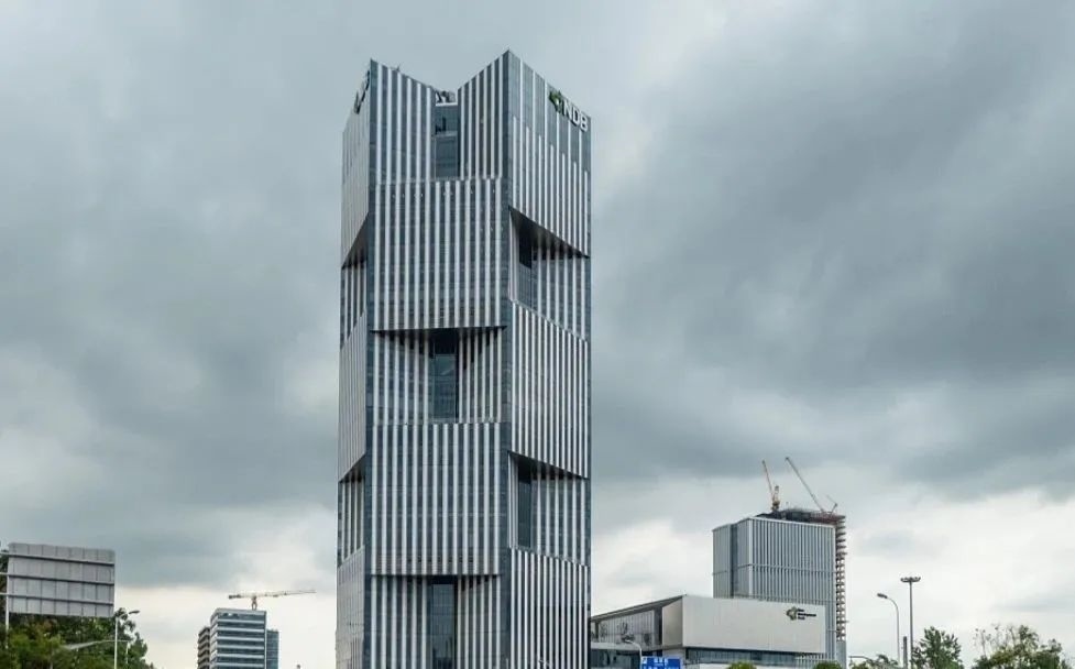 上海浦東新區(qū)，金磚國(guó)家新開(kāi)發(fā)銀行總部大樓。