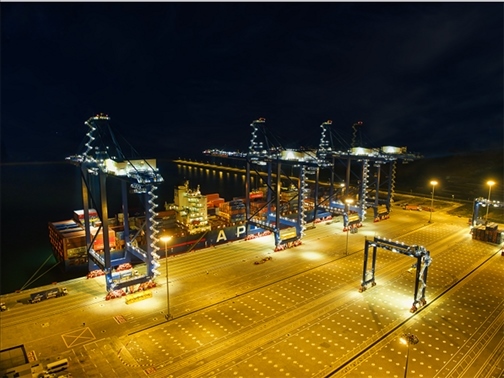 萊基港實行7×24小時裝卸作業(yè)機(jī)制。受訪者供圖