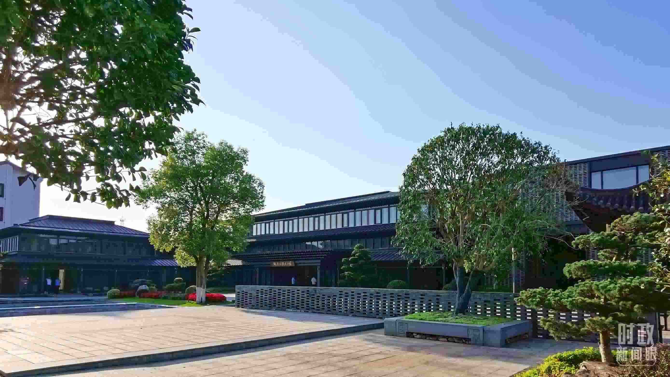 △楓橋經(jīng)驗(yàn)陳列館。（總臺央視記者陳漢章拍攝）