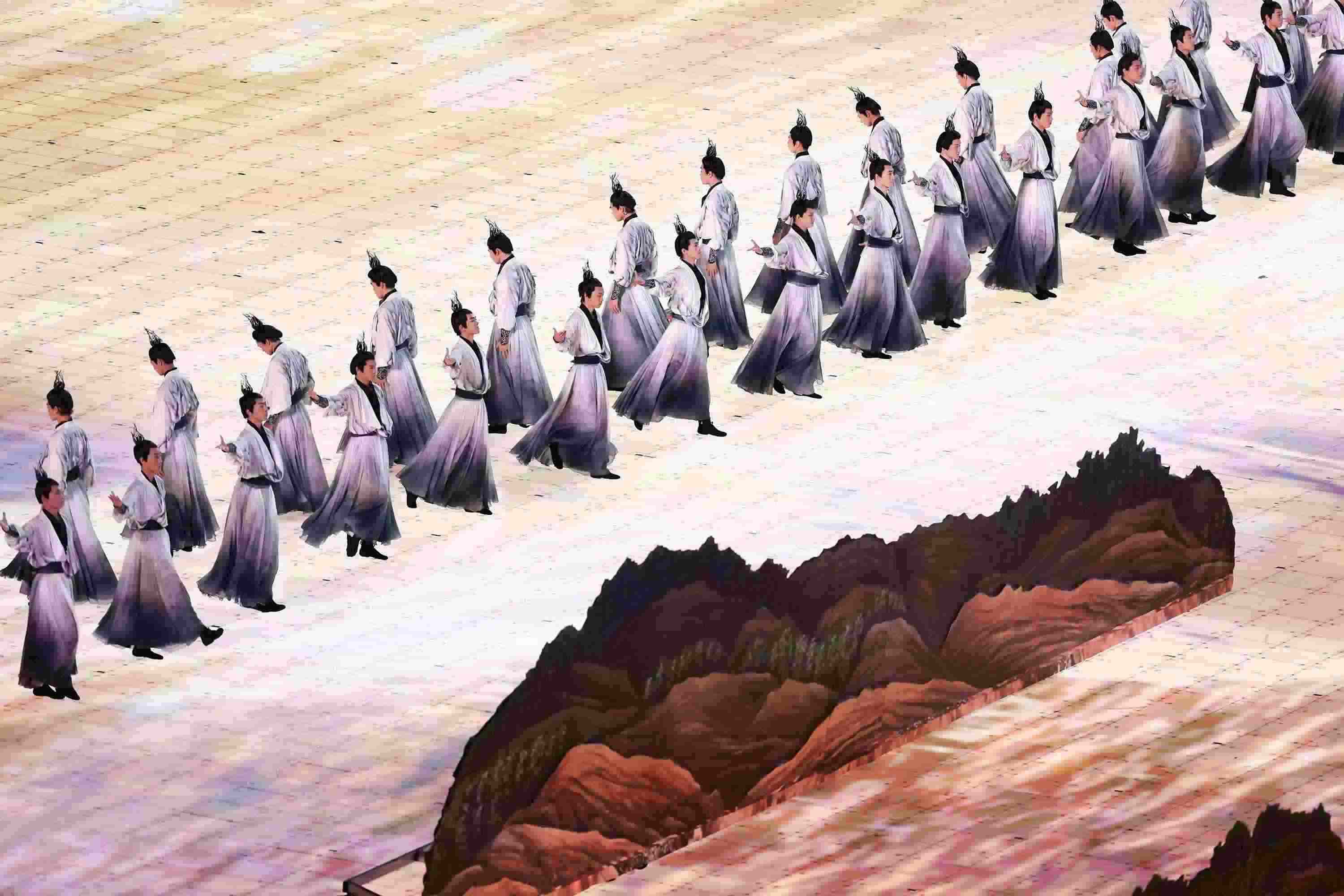 △2023年9月23日，演員在杭州第十九屆亞洲運動會開幕式上表演。