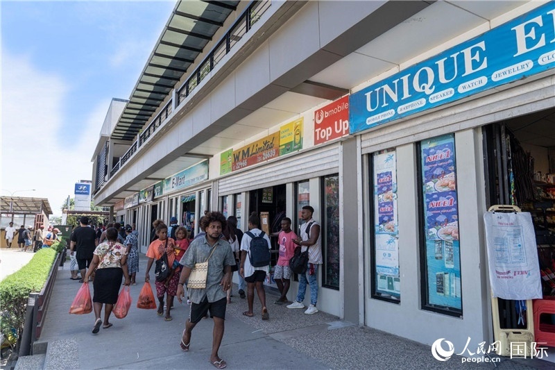 2023年9月12日，所羅門群島首都霍尼亞拉街景。人民網(wǎng) 賀吉攝