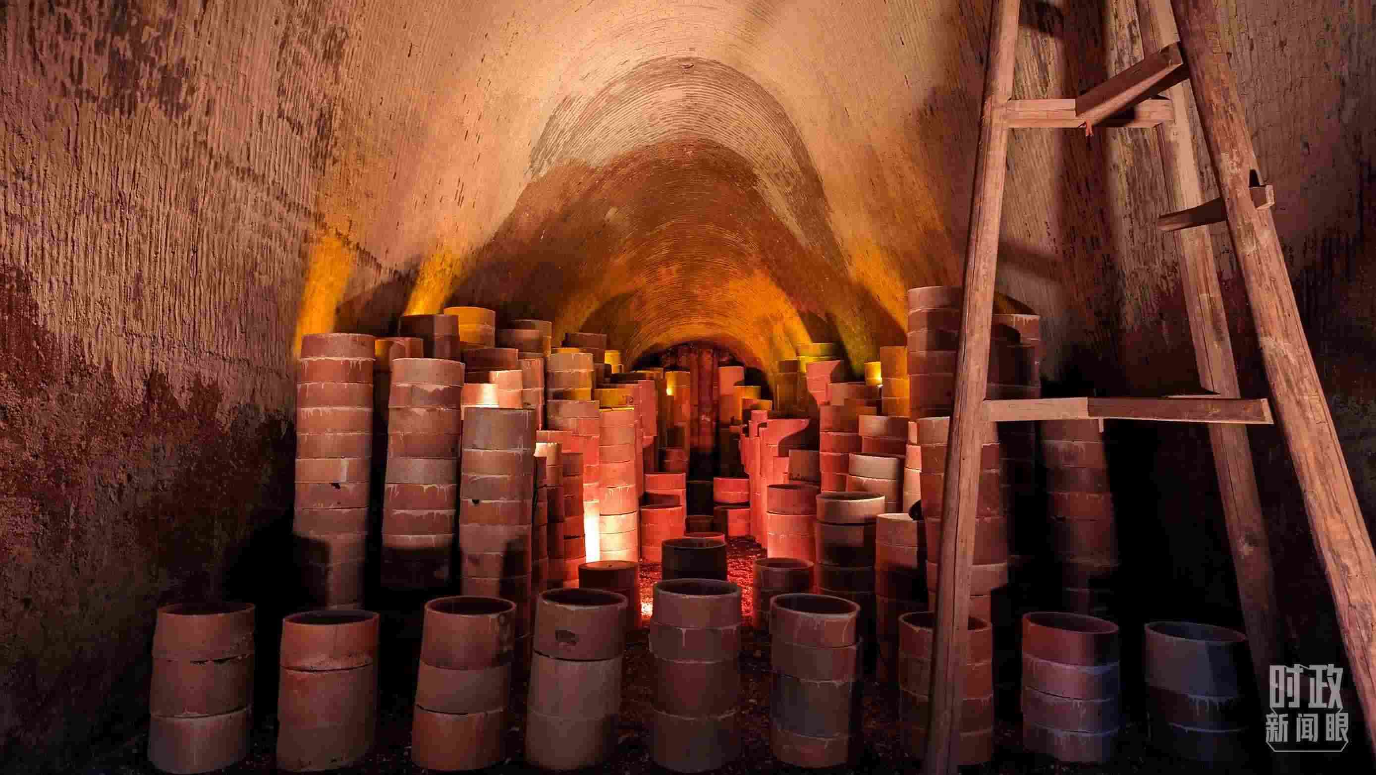 △當(dāng)?shù)噩F(xiàn)存最大的柴窯——徐家窯。（總臺(tái)央視記者朱超拍攝）