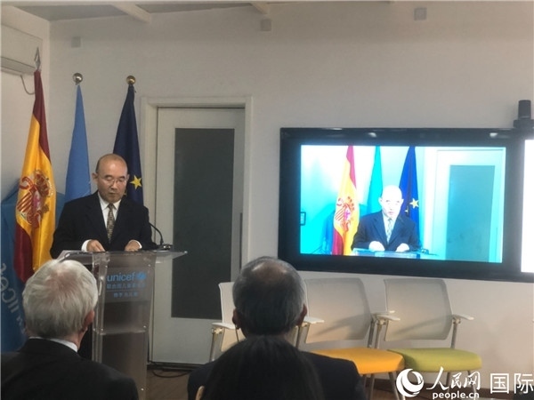 生態(tài)環(huán)境部應(yīng)對(duì)氣候變化司一級(jí)巡視員孫楨在研討會(huì)上致辭。 人民網(wǎng)記者 趙健攝