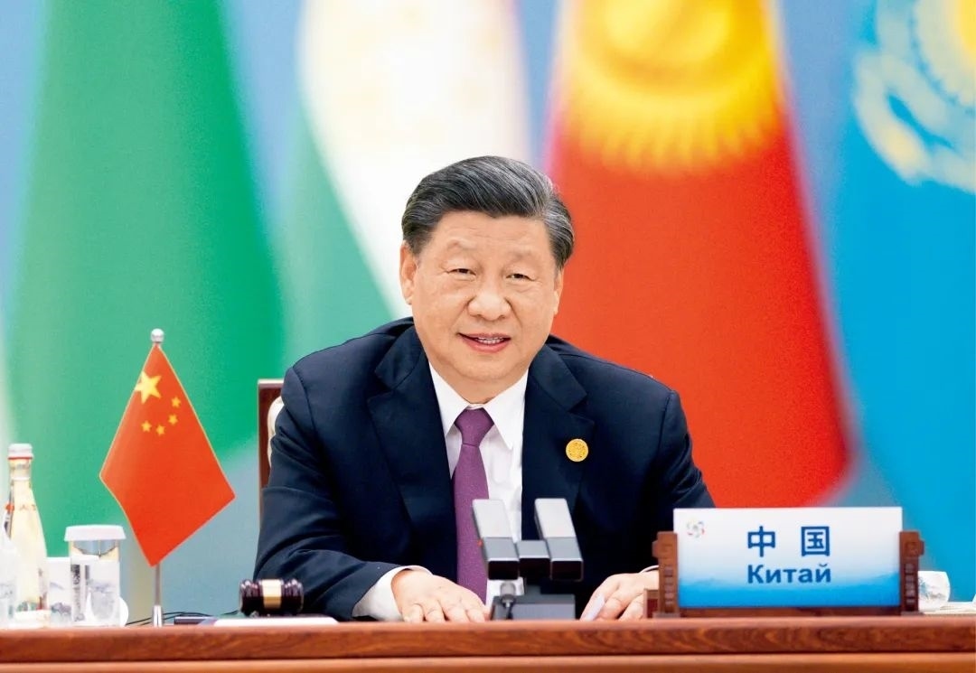 2023年5月19日上午，國家主席習(xí)近平在陜西省西安市主持首屆中國—中亞峰會并發(fā)表題為《攜手建設(shè)守望相助、共同發(fā)展、普遍安全、世代友好的中國—中亞命運(yùn)共同體》的主旨講話。圖/ 新華社記者 黃敬文 攝
