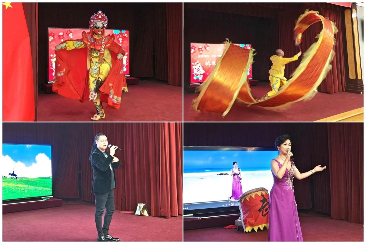 當?shù)貎S界知名演員獻上精彩演出。主辦方供圖