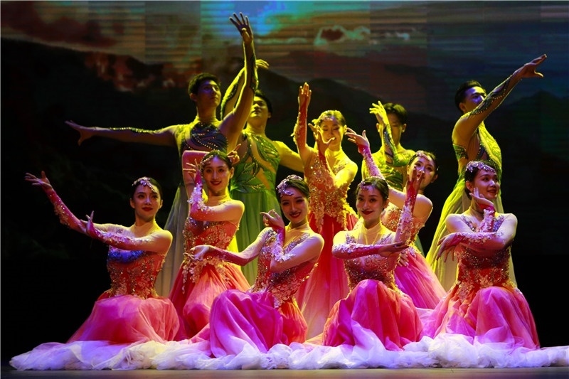 2024年“四海同春”慰僑訪演團亞太團新西蘭惠靈頓演出現(xiàn)場。圖片由陸欣讌、孟韜、葉勇提供