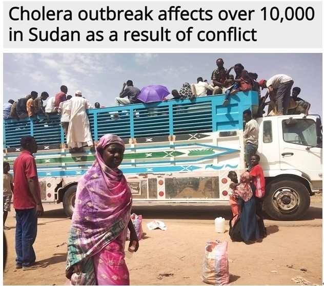 糧食危機(jī)、營(yíng)養(yǎng)不良、霍亂 蘇丹人道主義危機(jī)嚴(yán)重