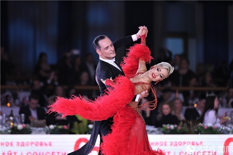 第五屆“克里姆林宮杯”國(guó)標(biāo)舞錦標(biāo)賽現(xiàn)場(chǎng)。于子恒攝