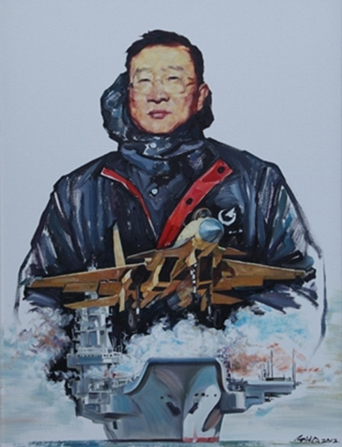 《羅陽》油畫。校方供圖