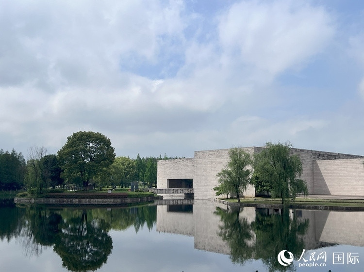 良渚博物院外觀。人民網(wǎng)記者 崔越攝