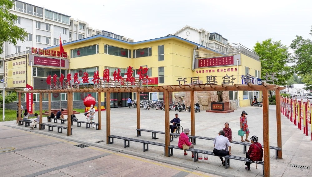 6月20日拍攝的長城花園社區(qū)一角（無人機(jī)照片）。