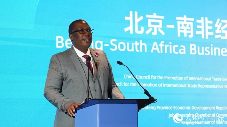 勒蘇非省長致辭。人民網(wǎng) 劉暢攝