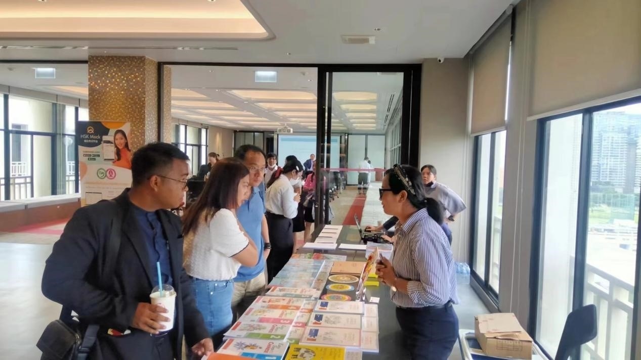 泰國中文教育精英教師高端培訓(xùn)活動(dòng)現(xiàn)場。泰國朱拉隆功大學(xué)孔子學(xué)院供圖