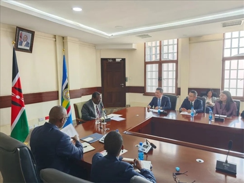 （座談會現(xiàn)場。駐肯使館供圖）