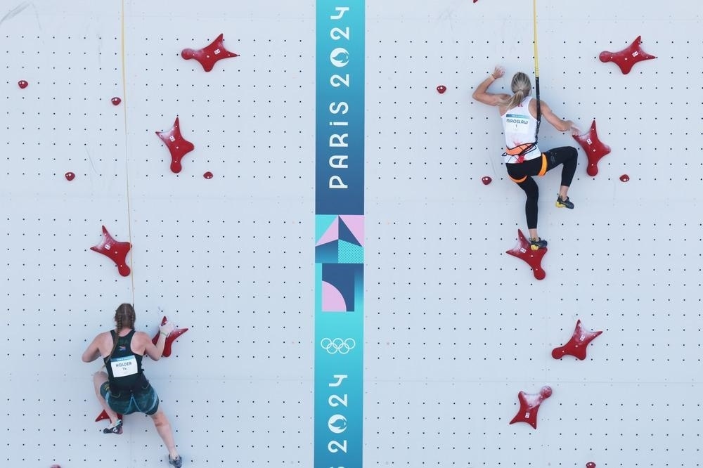 攀巖“攀”進(jìn)奧運(yùn)會(huì) 圖片來(lái)源：新華社