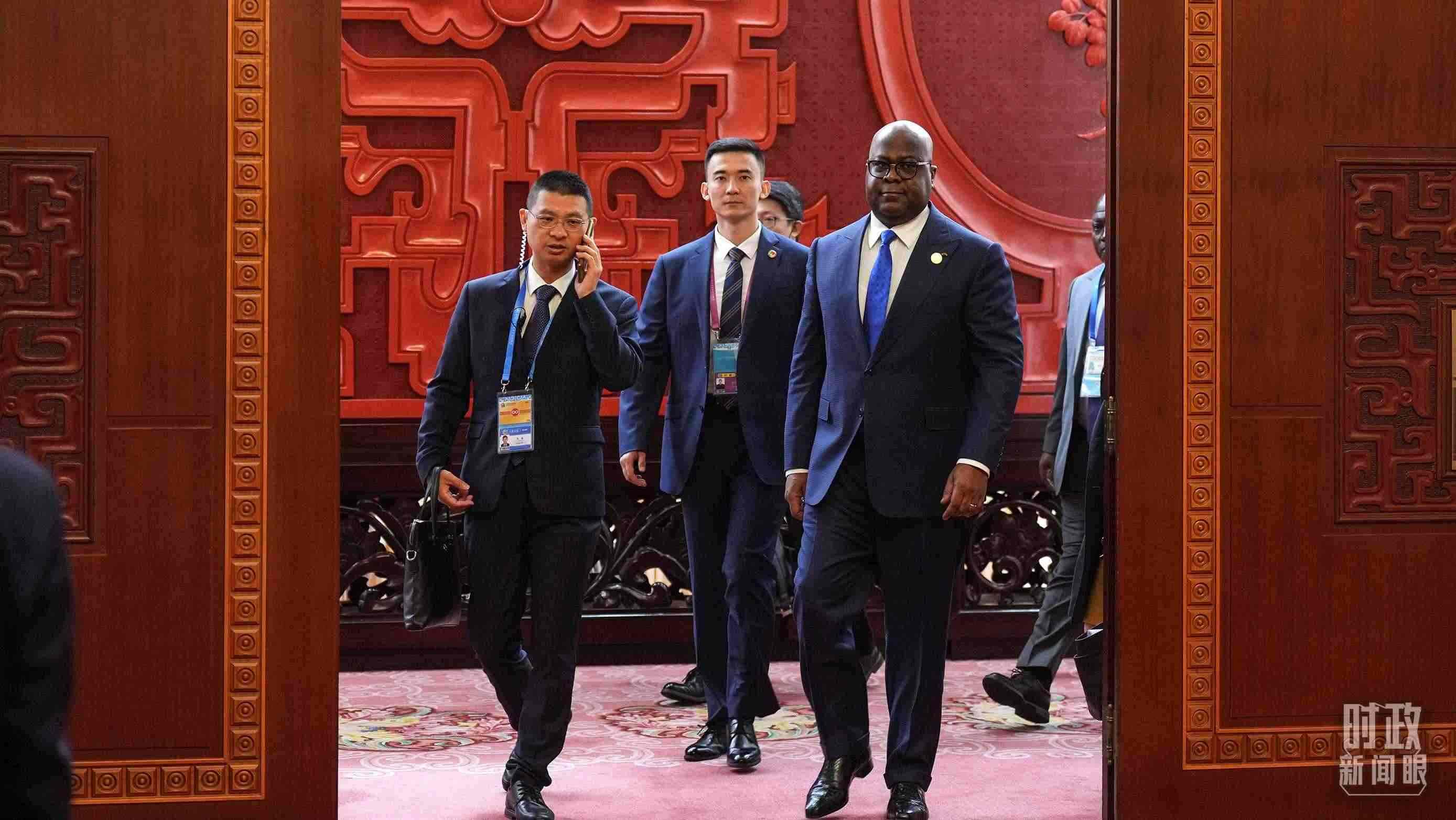 △剛果（金）總統(tǒng)齊塞克迪。（總臺記者李晉拍攝）