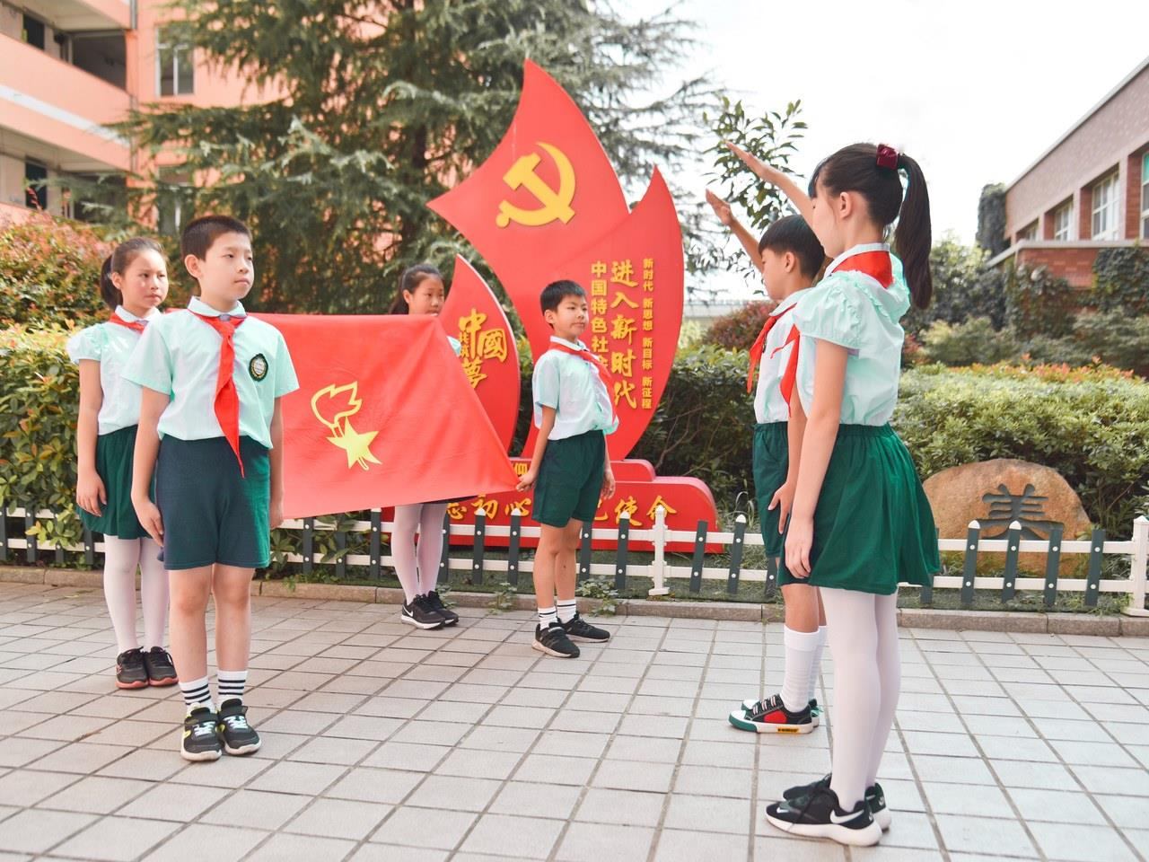 杭州樹人小學如今的校園場景 學校供圖