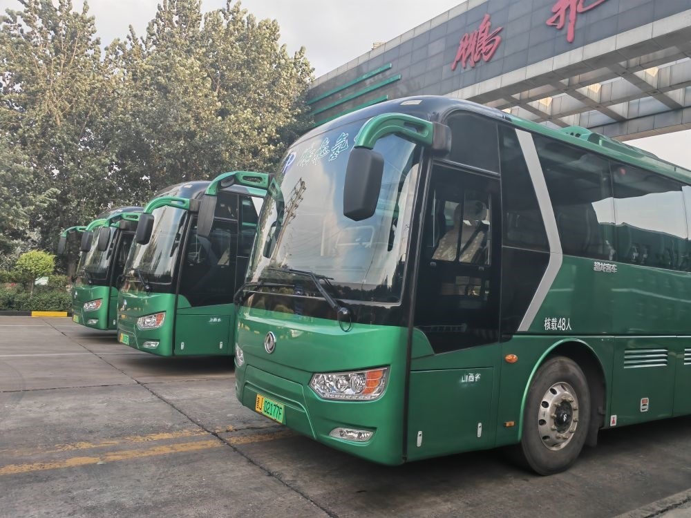 2024年9月4日拍攝的鵬飛集團(tuán)的氫能大巴車。新華社記者 王勁玉 攝