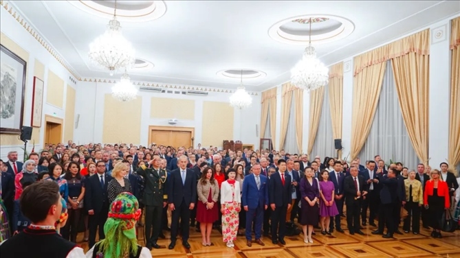 招待會現(xiàn)場。中國駐波蘭大使館供圖