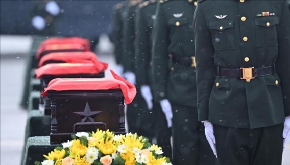 2023年11月，第十批在韓中國(guó)人民志愿軍烈士遺骸回到祖國(guó)