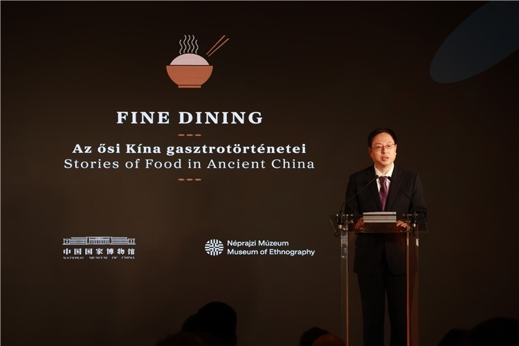 中國國家博物館副館長楊帆致辭。圖片由中國駐匈牙利大使館提供。