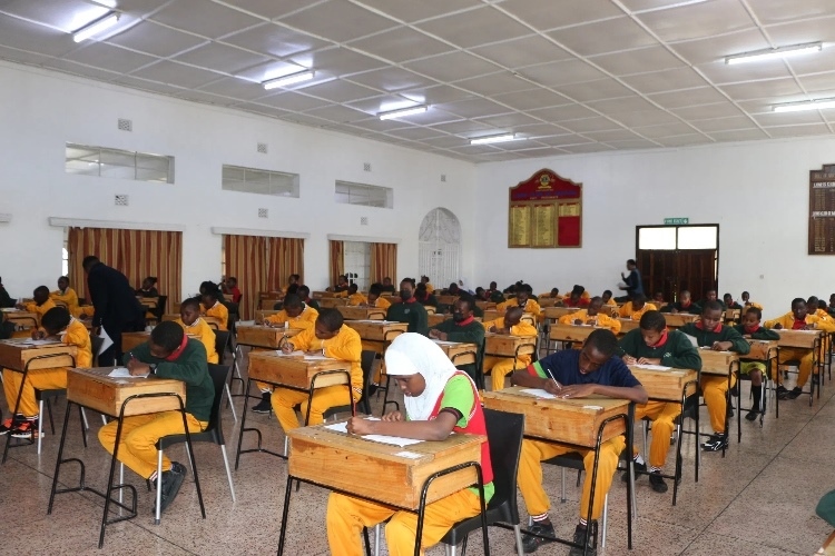 考場現(xiàn)場。埃格頓大學(xué)孔子學(xué)院供圖