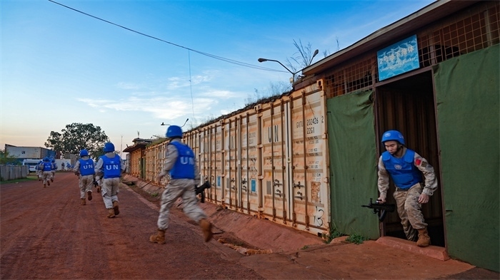 支援加強警戒點位。孫亞斌攝