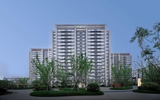 圖為改造后的中鐵臻庭小區(qū)整體外觀。王碩敏 攝