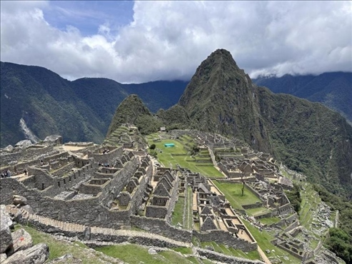 秘魯馬丘比丘古城遺址。本報記者 張朋輝 攝