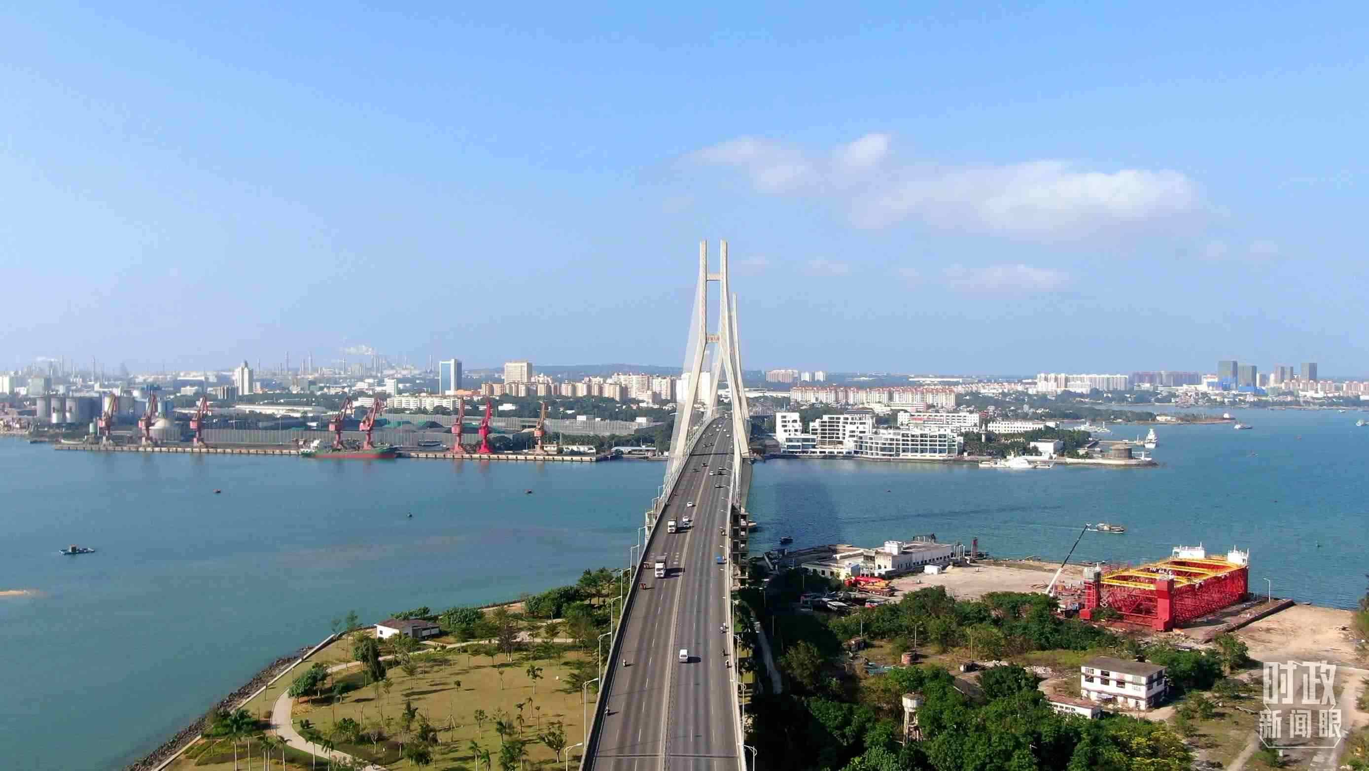 海南洋浦經(jīng)濟開發(fā)區(qū)。（總臺記者葉飛提供）