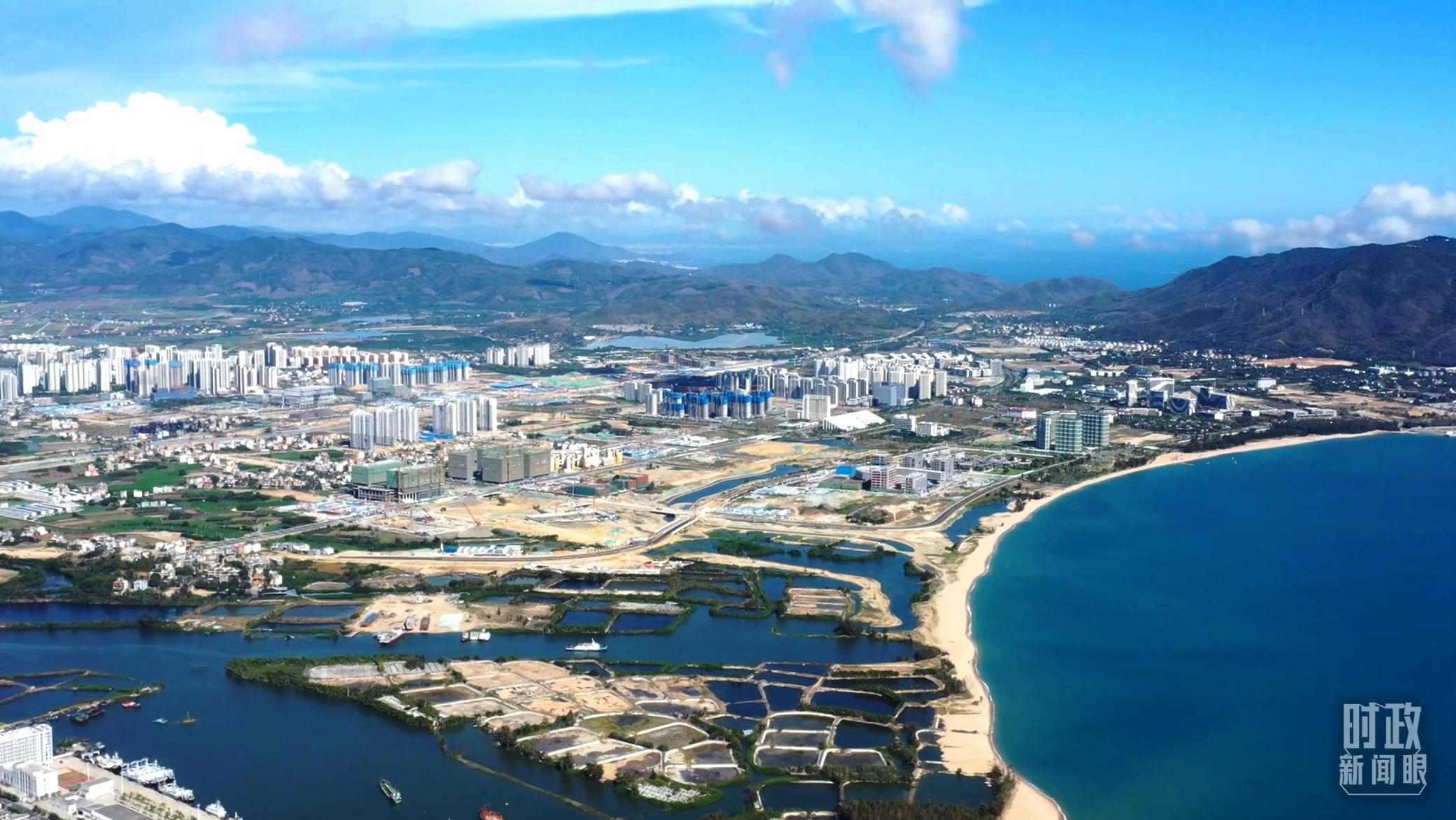 海南崖州灣科技城。（總臺記者張偉克拍攝）