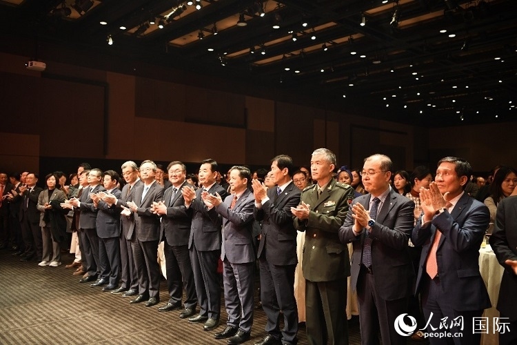 招待會(huì)現(xiàn)場(chǎng)。人民網(wǎng) 李帆攝