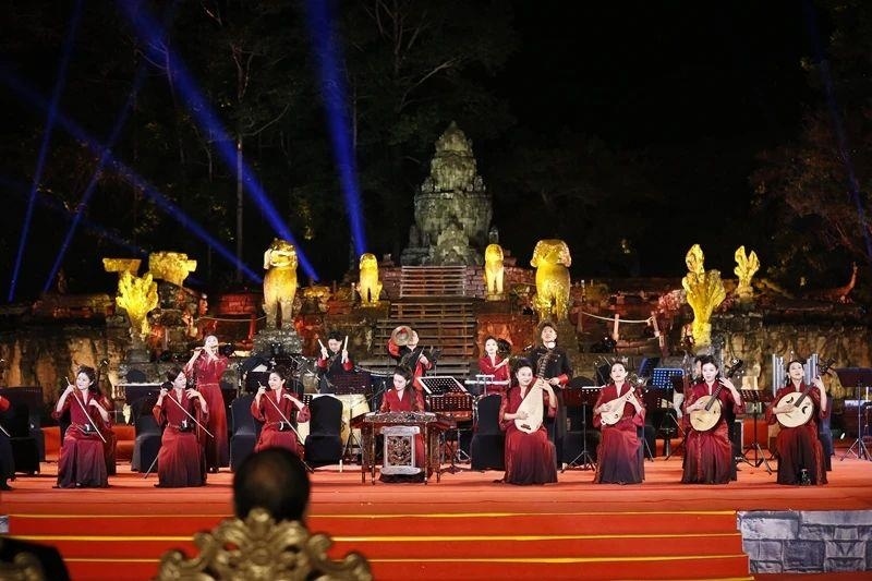 2024年1月13日，在柬埔寨暹粒舉行的“中柬人文交流年”啟動儀式。