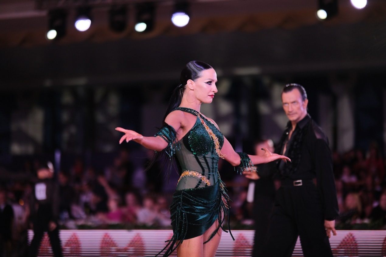 第七屆“克里姆林宮杯”國標舞錦標賽現(xiàn)場。于子恒攝