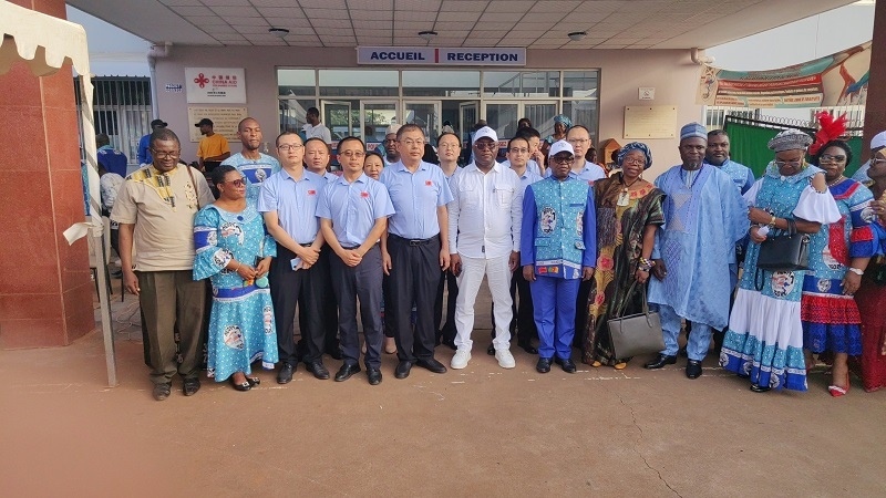 活動現(xiàn)場。醫(yī)療隊供圖