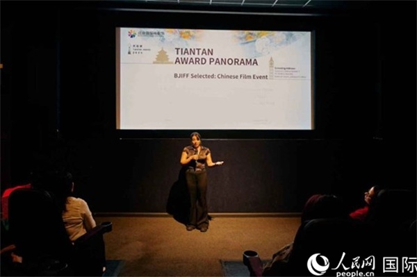 天壇映像全球巡展·倫敦站放映現(xiàn)場(chǎng)。楊浩鵬攝