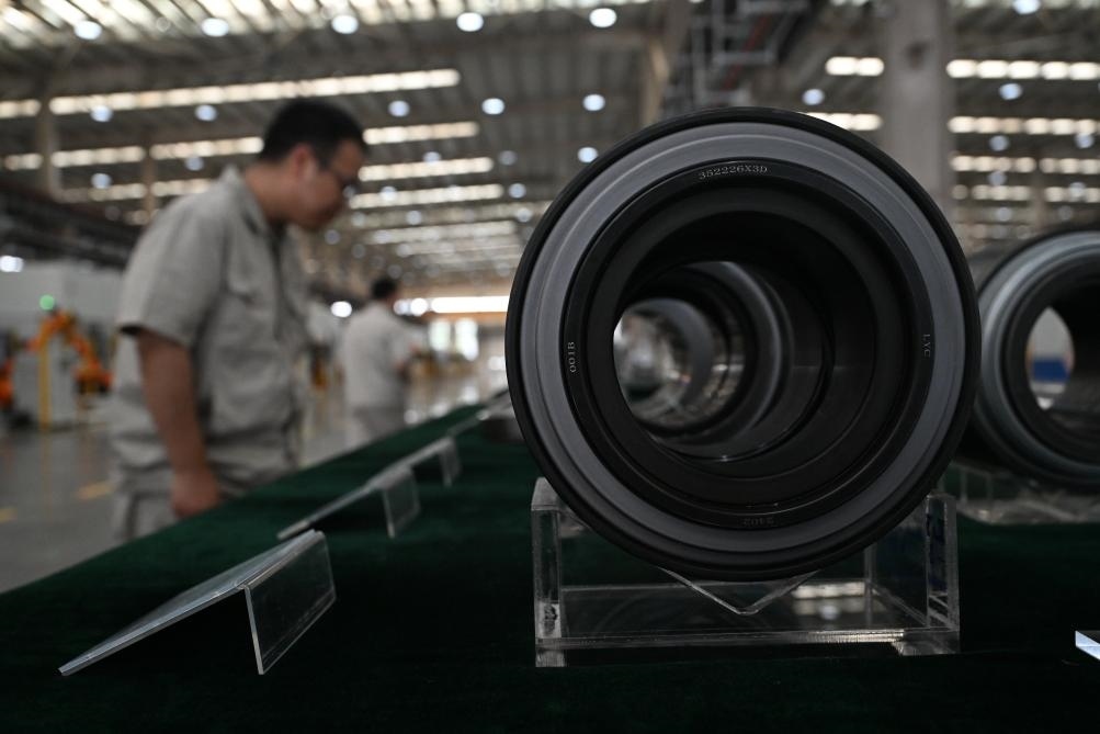 這是洛陽軸承集團股份有限公司生產(chǎn)的軸承產(chǎn)品。新華社記者 李嘉南 攝