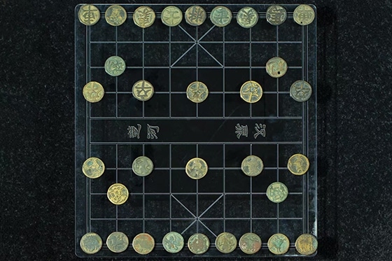 宋代中國銅象棋子。主辦方供圖