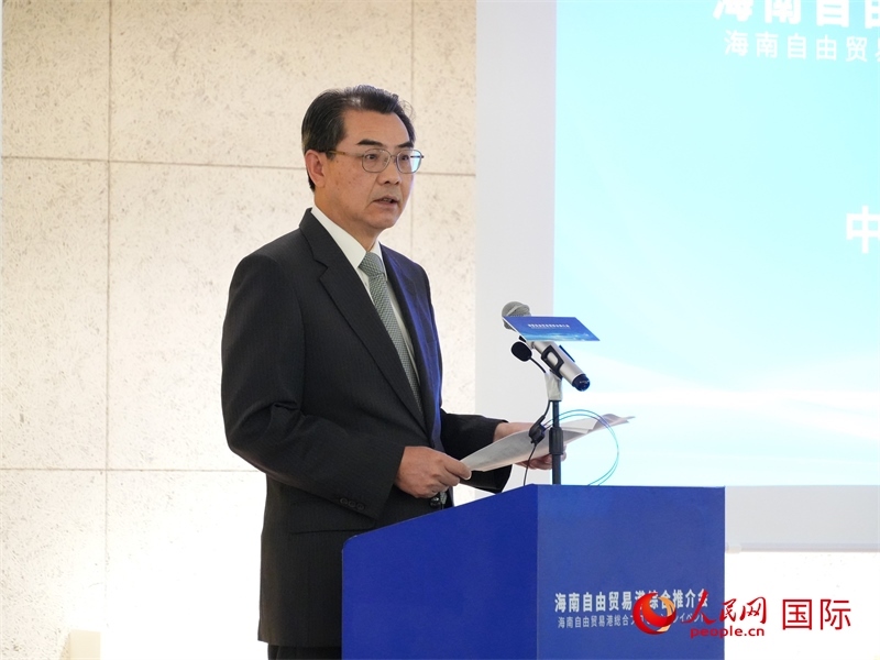 中國駐日本大使吳江浩致辭。人民網 許可攝